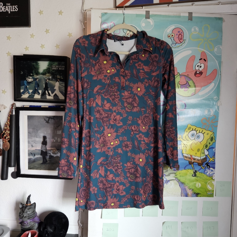 Floral mini dress